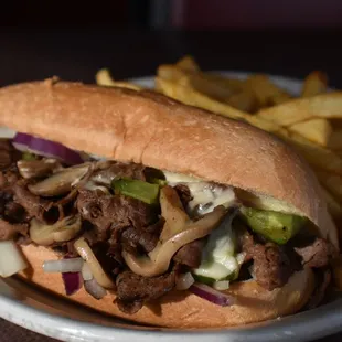 Philly cheese steak combo