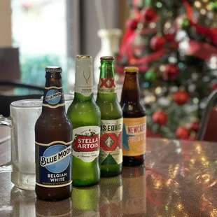 Our current selection of imported beers