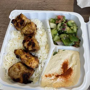 Chicken Kabob Plate