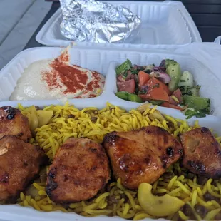 Beef Combo Kabob Plates