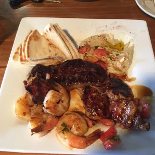 Chicken and Shrimp au Poivre