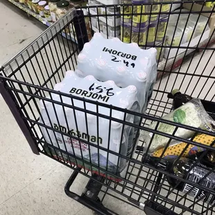 Borjomi. Georgian mineral water that is very good at stopping heartburn in its tracks.