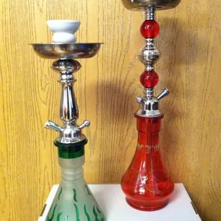Large variety of Hookahs, shisha, charcoal