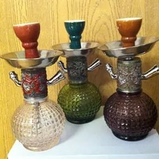 Hookahs of all sizes and accessories