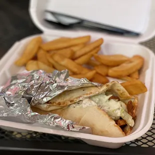 Chicken souvlaki