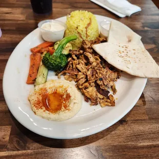 Chicken Shawarma Plate