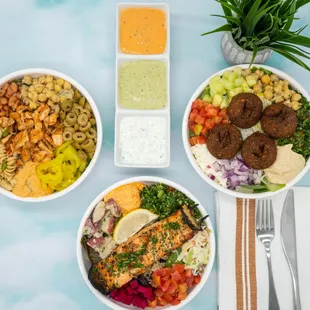 Build your own fresh bowls!