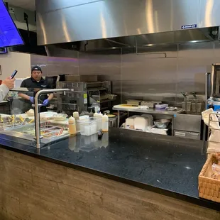interior, sushi and sashimi