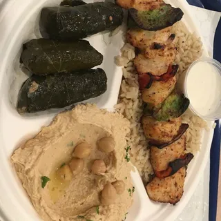 Chicken Kabob Plate