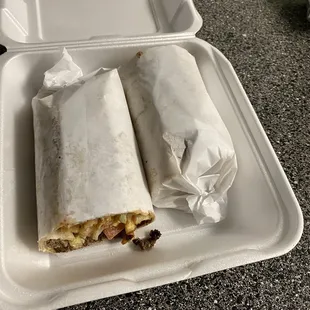 Beef Shawarma sandwich