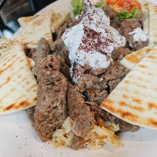 Beef gyro plate