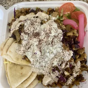 Chicken Shawarma plate