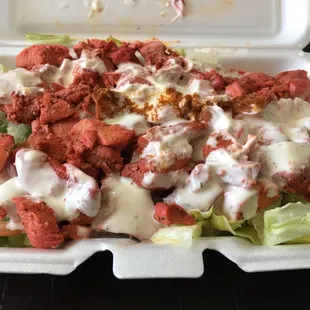 Chicken salad platter