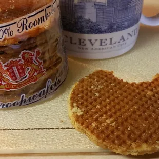 Roomboter Stroopwafel.