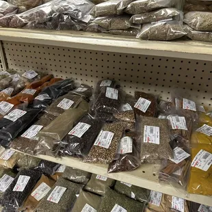 a variety of spices