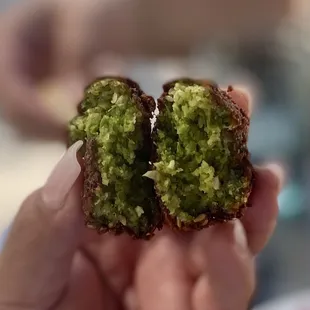 3 Pieces Falafel - light, fluffy, and fresh!