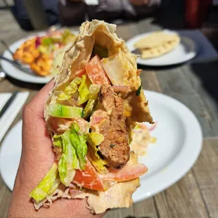 Adana kebab wrap