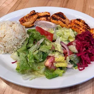Chicken Kebab Plate