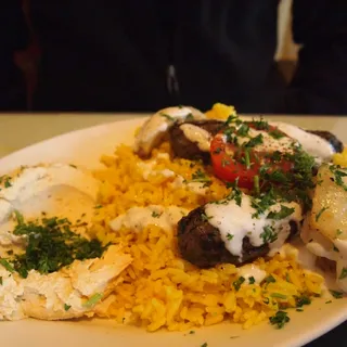 Kafta Kabob Plate