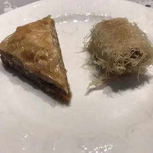 Baklava and kataifi