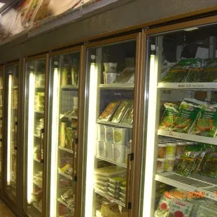 a refrigerated display case