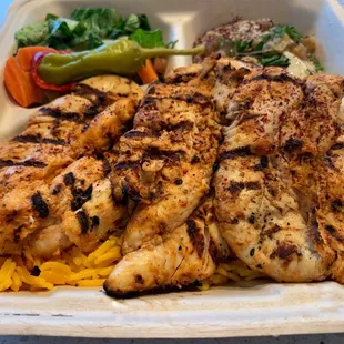 Chicken Kabob Plate