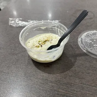 Rice Pudding with pistachios