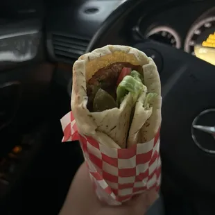 Falafel sandwich