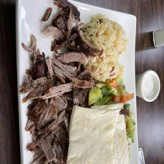 Lamb Beef Gyro Plate