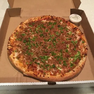 Sausage &amp; green pepper