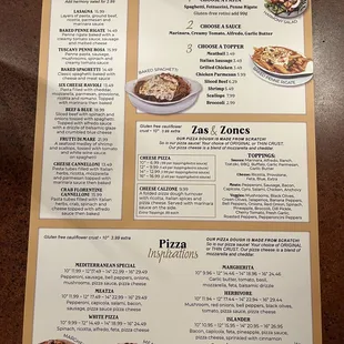 New menu