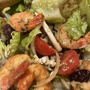Shrimp Salad with balsamic vinaigrette