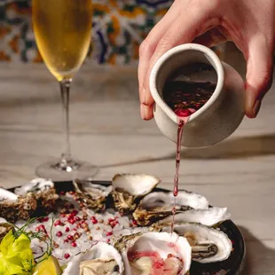 oysters and mussels, oysters, food, mussels, shellfish