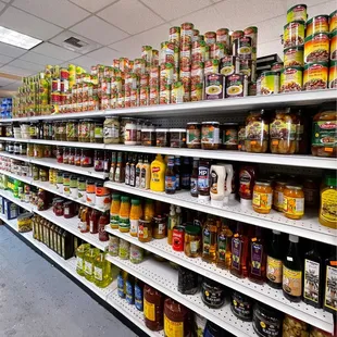 Canned goods, Sauce, Oils, Pickles, etc.