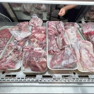 Lamb, Beef, and Goat meat!