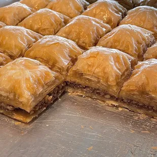 Baklava with walnut filling!