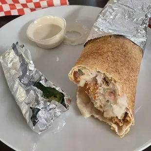 Falafel wrap