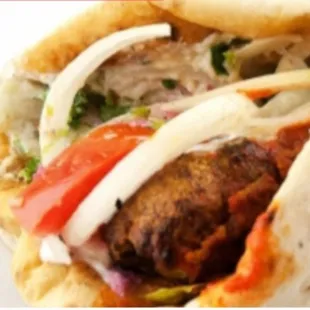 kofta wrap