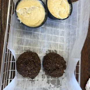 Kids falafel and hummus plate July &apos;21. They forgot my pita bread and my tahini sauce. But quickly rectified the situation when asked.