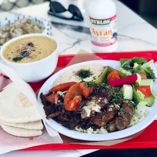 Meat combo - lamb and kufta