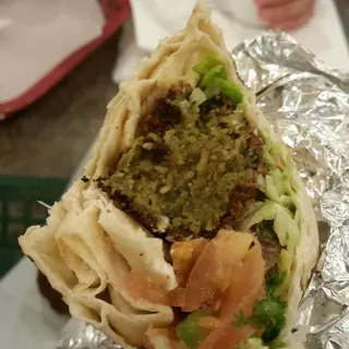 Falafel Deluxe Wrap