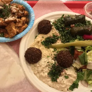 Veggie Plate with Chicken