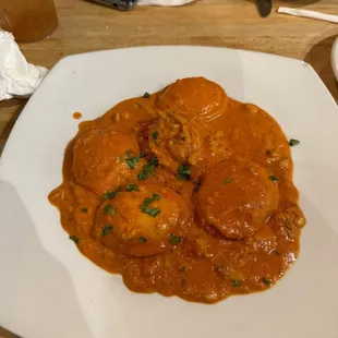 Lobster ravioli