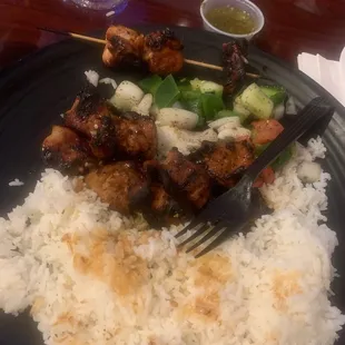 Chicken BBQ skewers