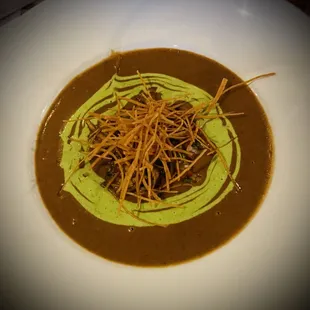 Black bean soup.
