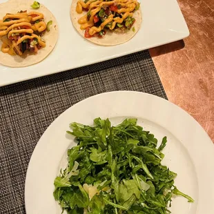 Healthy Fish Tacos &amp; Salad!