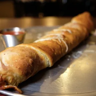 Medo's Smoked Sausage Stromboli