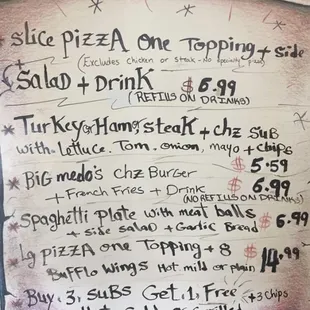 We offer daily lunch and dinner specials! Call and ask us about our specials! (336) 633-4125 or (336) 633-4127.