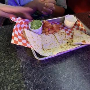 Quesadilla plate