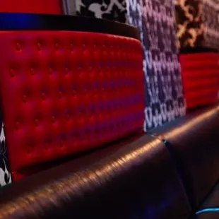 the back of the booth